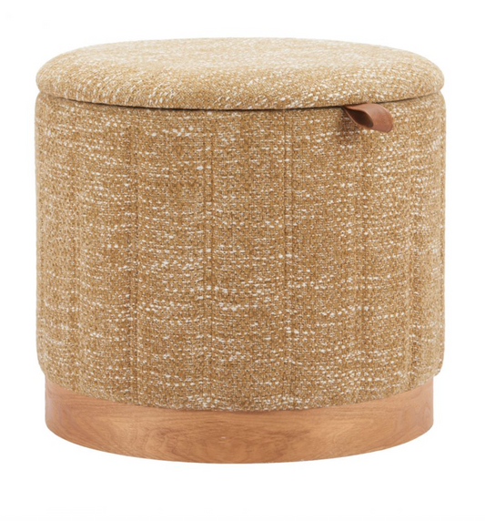 Fije Storage Ottoman Yellow 20x20x18.7"h