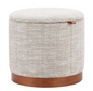 Fije Storage Ottoman Grey 20x20x18.7"h (Copy)