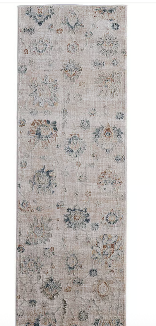 Pasha Beige/Blue #1  2'6"x7'3"