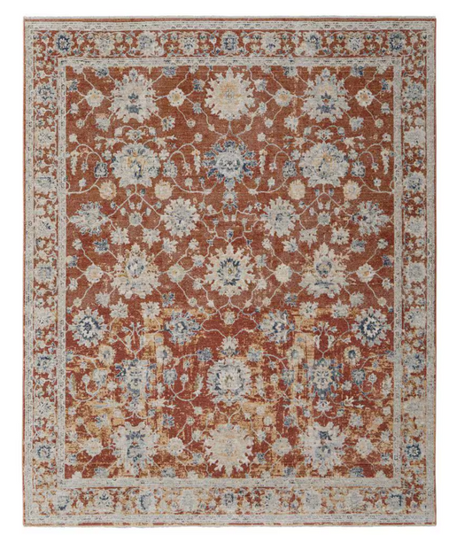 Pasha Terracotta/Ivory 2'3"x7'6"
