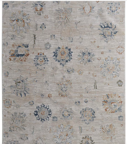 Pasha Beige/Blue #1  2'X3'