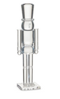 Clear Acrylic Nutcracker 14.75"