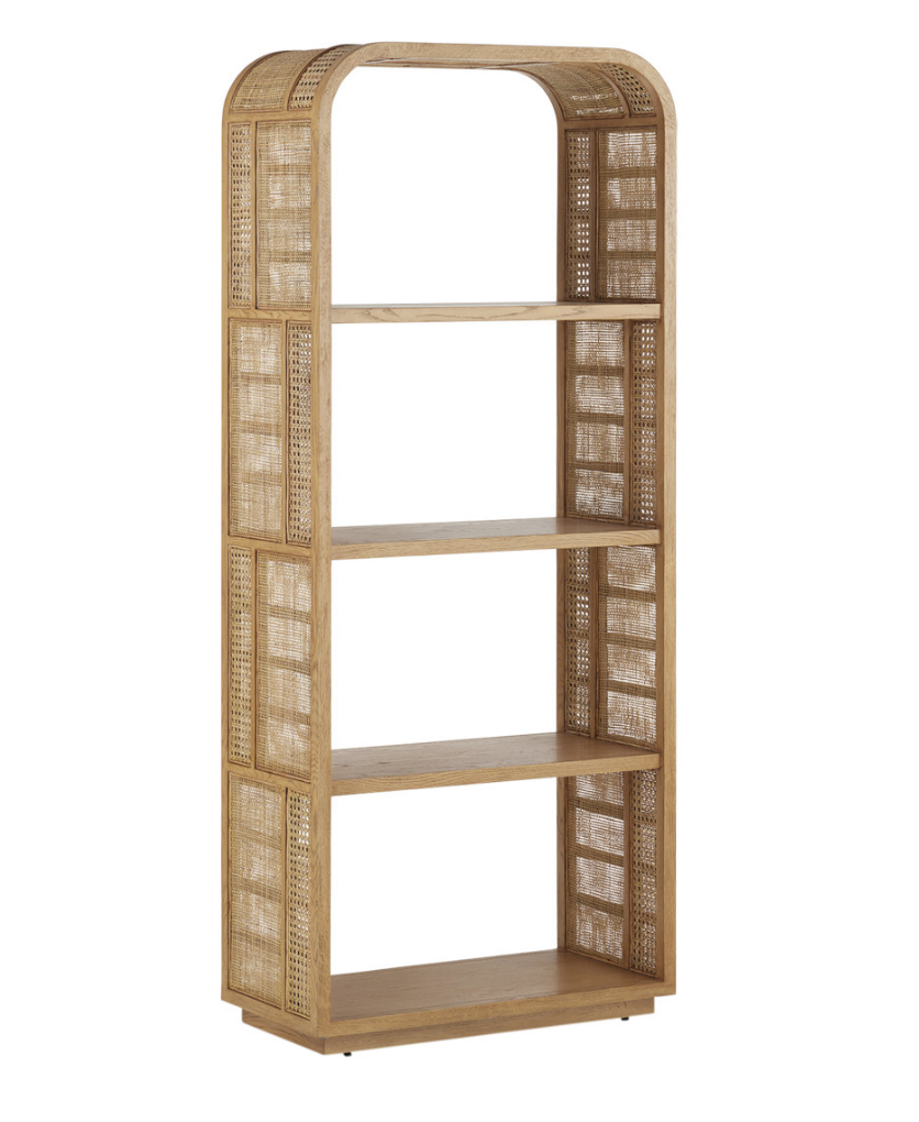 Anisa Sea Sand Etagere 31" w x 16.25"d x 76"h
