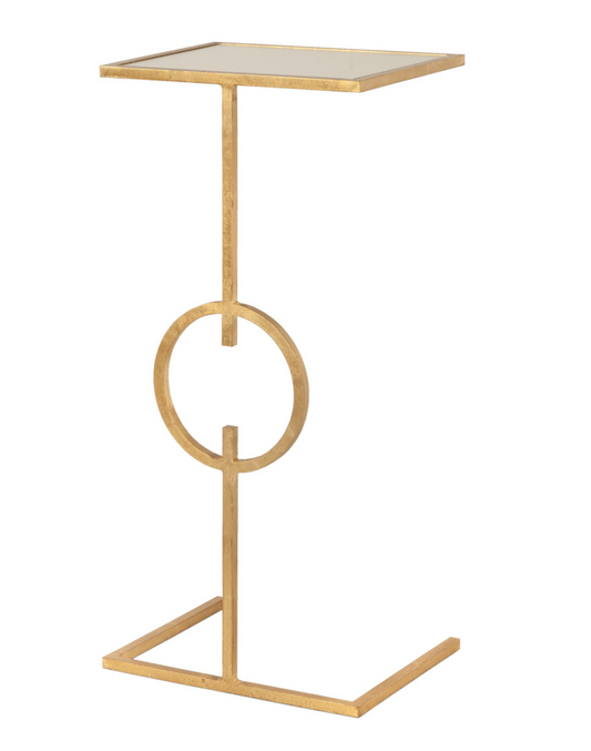 Circle Motif Cigar Table 26"h