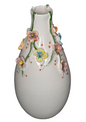 Colorful Flowers Vase 5.5x14"h