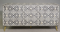 Blk & Wht Bone Inlaid Chest/Sideboard - 69x18x33"h