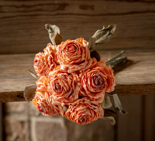 French Rose Bouquet Coral