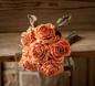 French Rose Bouquet Coral