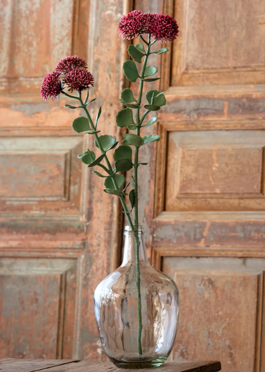 Dusty Rose Sedum Stems 26"