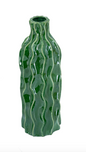 Ridged Bottle Vase 16"