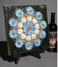 Asst. Jie. Gantofta Floral Ceramic Wall Plaques