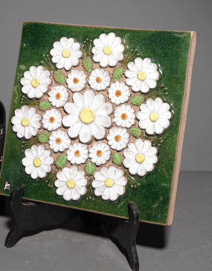 Asst. Jie. Gantofta Floral Ceramic Wall Plaques