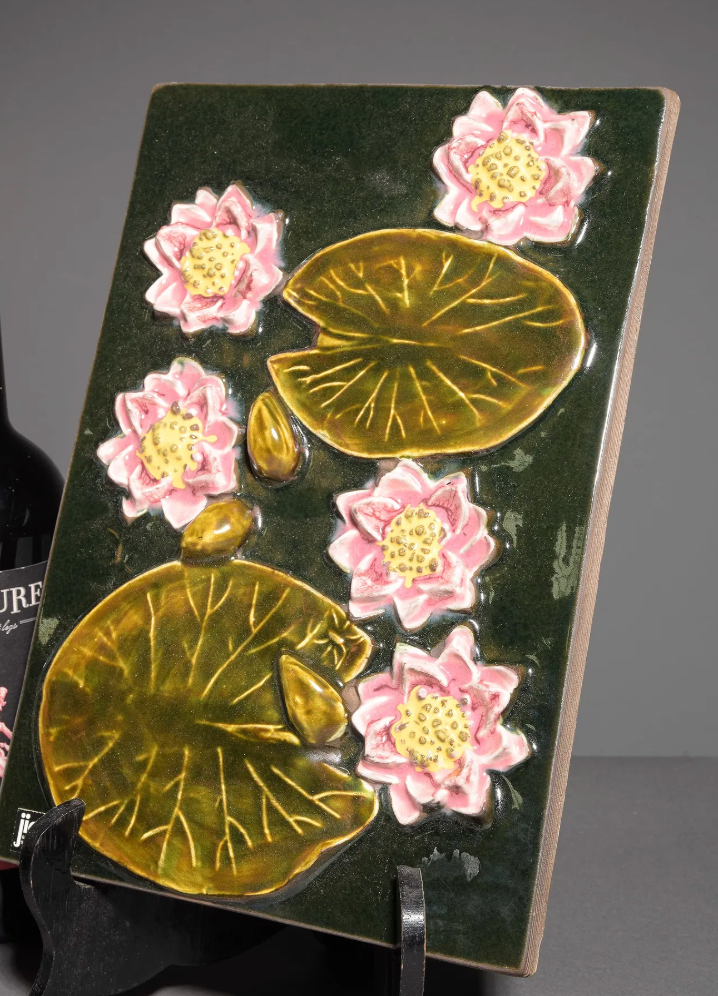 Asst. Jie. Gantofta Floral Ceramic Wall Plaques