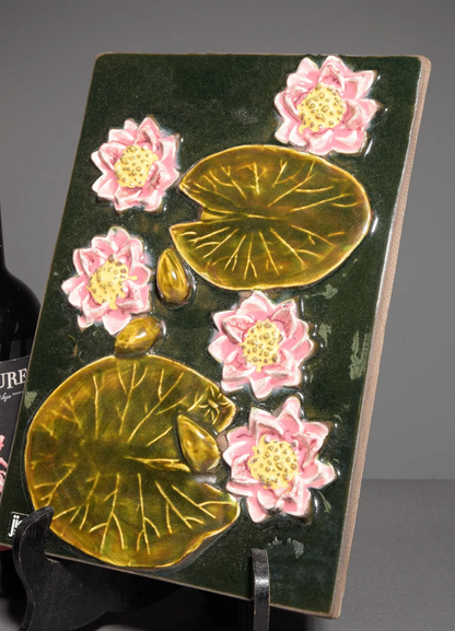 Asst. Jie. Gantofta Floral Ceramic Wall Plaques