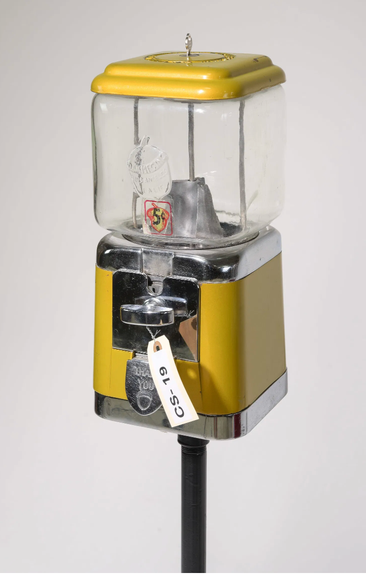 Vintage Candy Dispenser 15x15x48"h