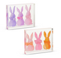 8" Frosted Acrylic Bunny Block