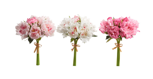 Real touch Peony Bundle 11.5"