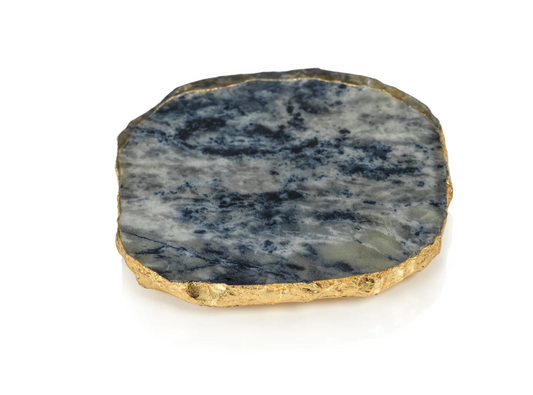 Agate Coaster Blue Tone