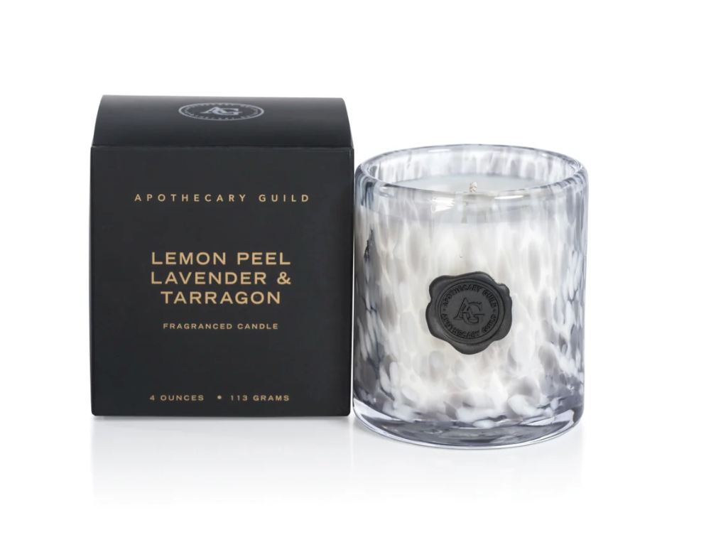 Mini Boxed Candle Jar Lemon Peel and Lavender