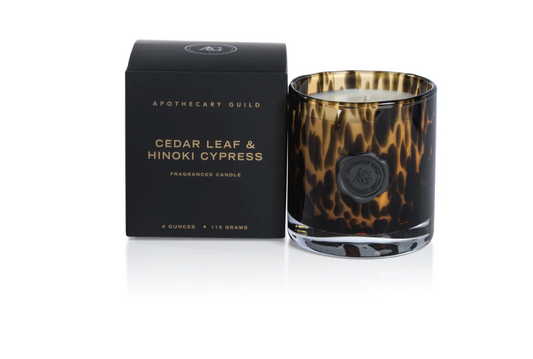 Mini Boxed Candle Jar Cedar Leaf and Hinoki Cypress