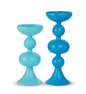 Colored Glass Candle Holder Asst.