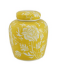 Round Stoneware Ginger Jar 7"h