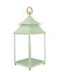 Mint Scalloped Lantern 15"