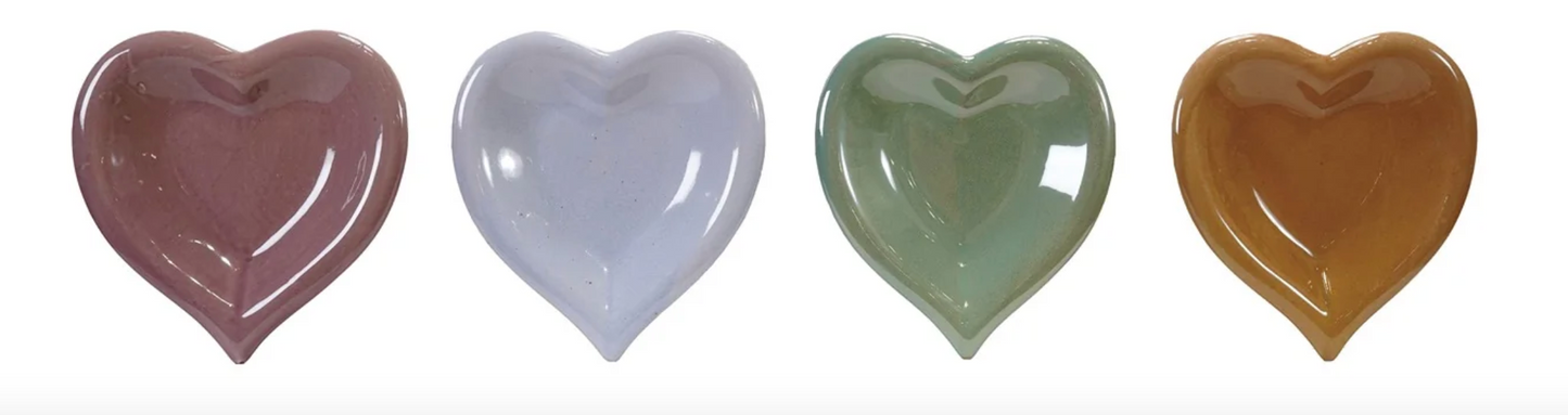 Stoneware Heart 7x6.5"