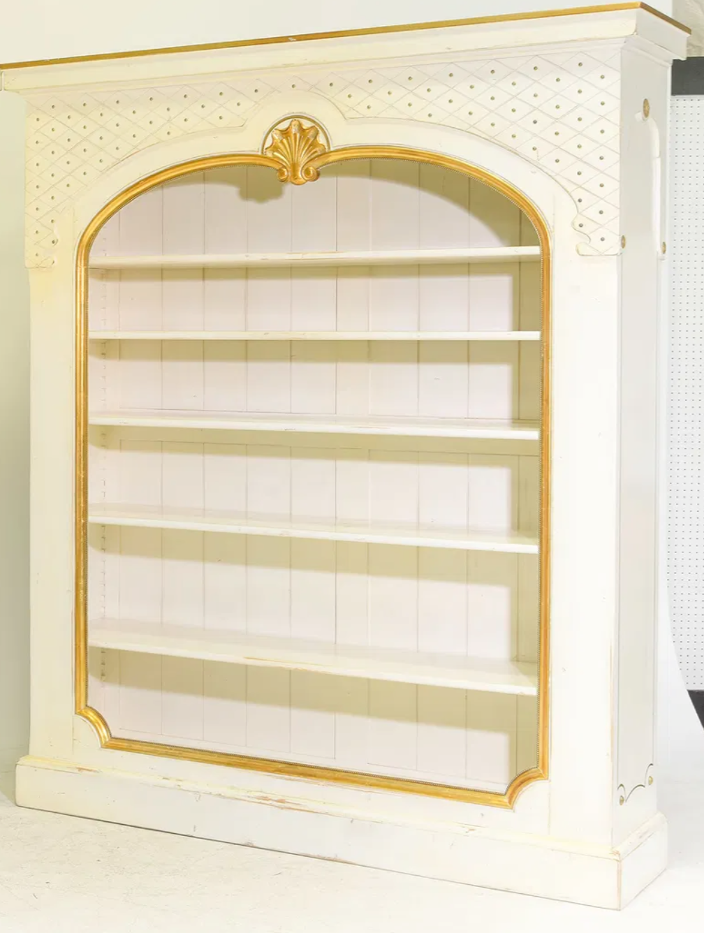 Louis XV Style Painted Bookcase