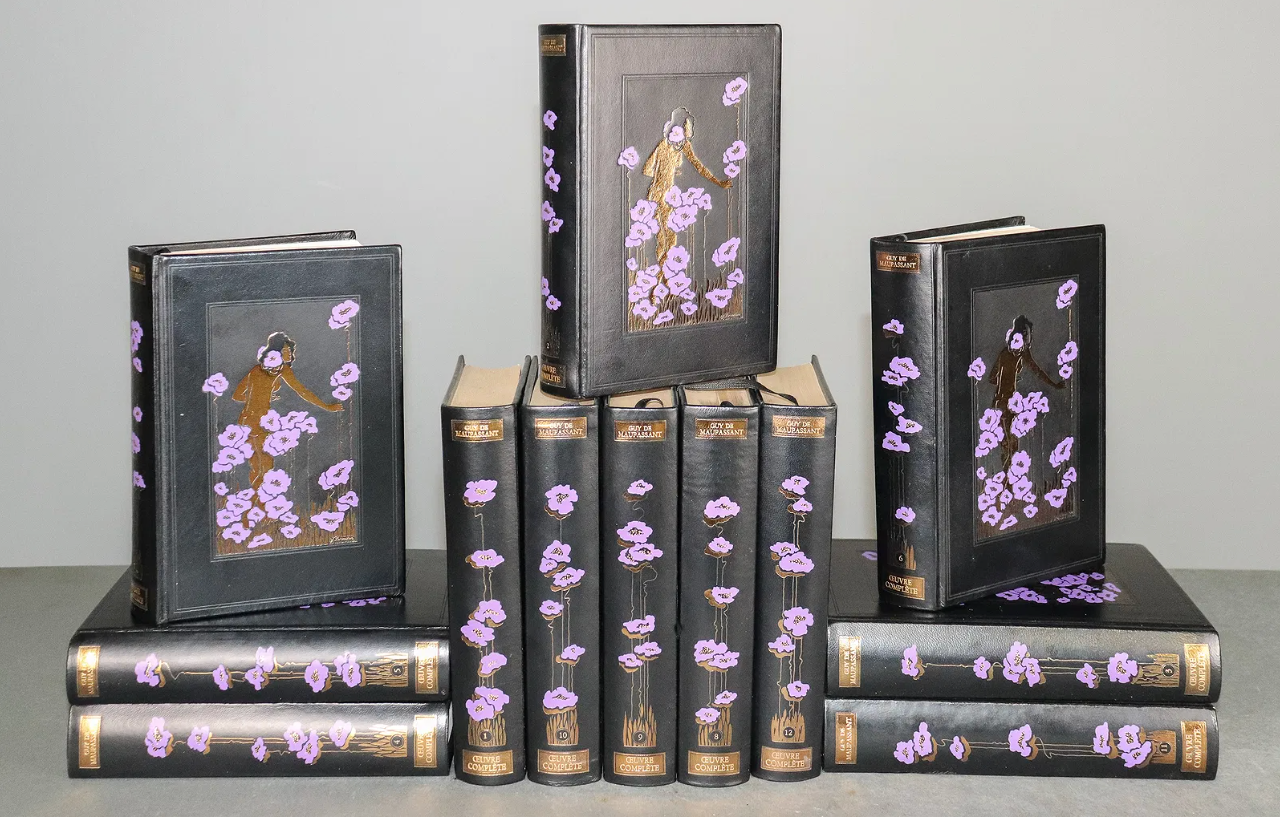 12 Vol European Leather Novel Set