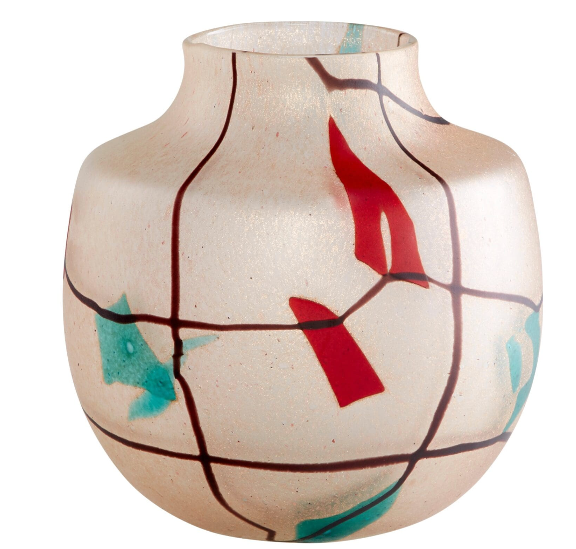 Cuzco Vase 8x8.5"h