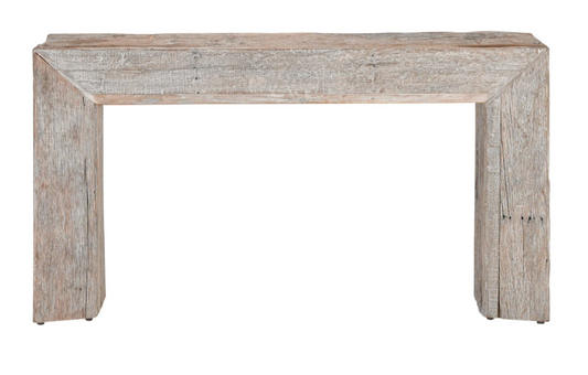 Kanor Whitewash Console Table 60x16x33"h