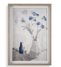 Blue Flowers in Vase Print 29x41"h