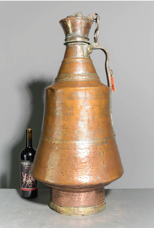 Turkish Large Copper Water 30"h
