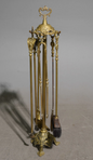 French Brass Fireplace Tools - 35"h