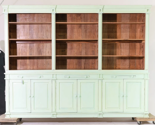 European Monumental Bookshelf 116.25x17x91"h
