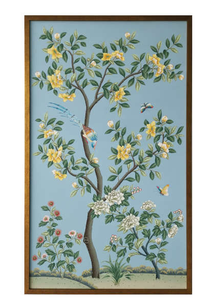 Sky Clearing Hand Painted Panels 37.75x63.75