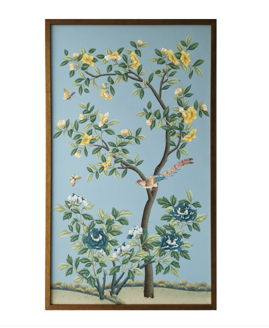 Sky Clearing Hand Painted Panels 37.75x63.75