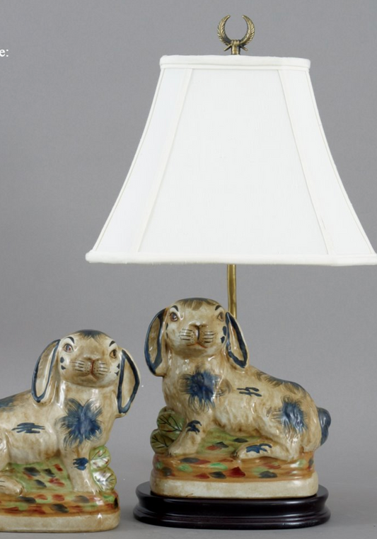 Adjustable Wood Oval Display Lamp 22-25"h