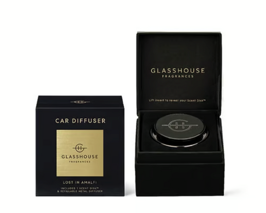 Black Car Diffuser Kit w/ 1 scent disc