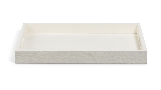 St. Tropez Tray Silk Linen 20x14x2"h
