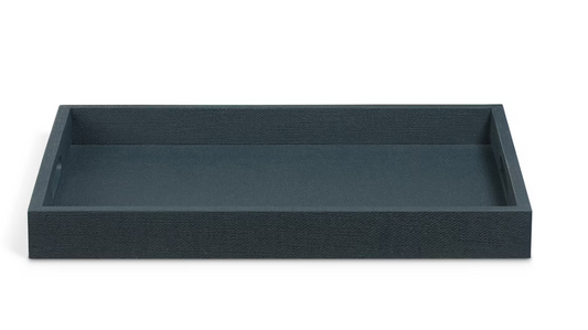 St. Tropez Tray Indigo 20x14x2"h