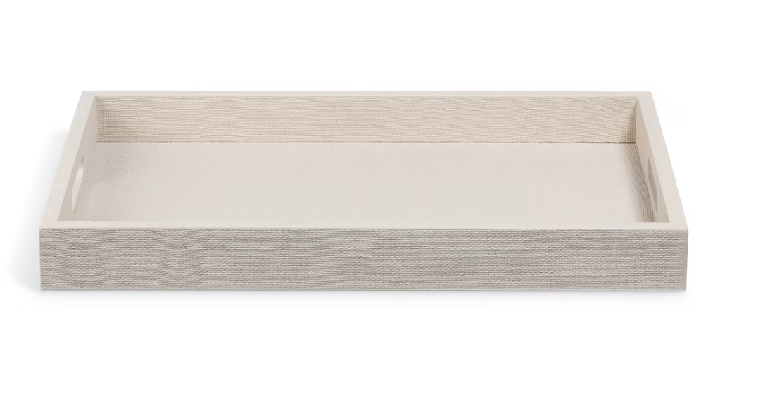 St. Tropez Tray Coastal Sand 20x14x2"h