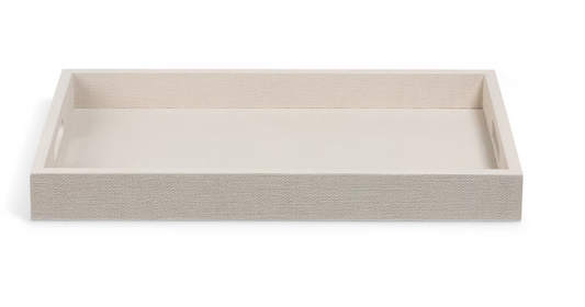 St. Tropez Tray Coastal Sand 20x14x2"h