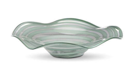 Sea Mist Glass Plate 16x16x3.15"h