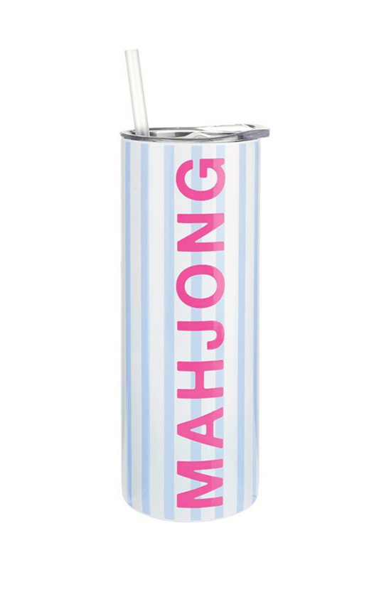 Mahjong Skinny Tumbler 16oz