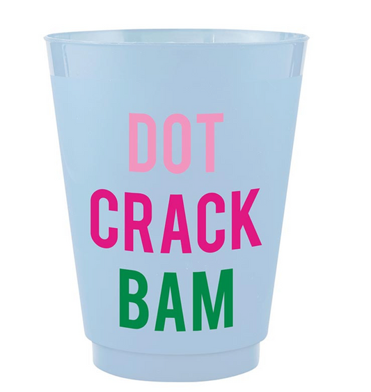 Dot Crack Bam Floral Frost Cup Set/8