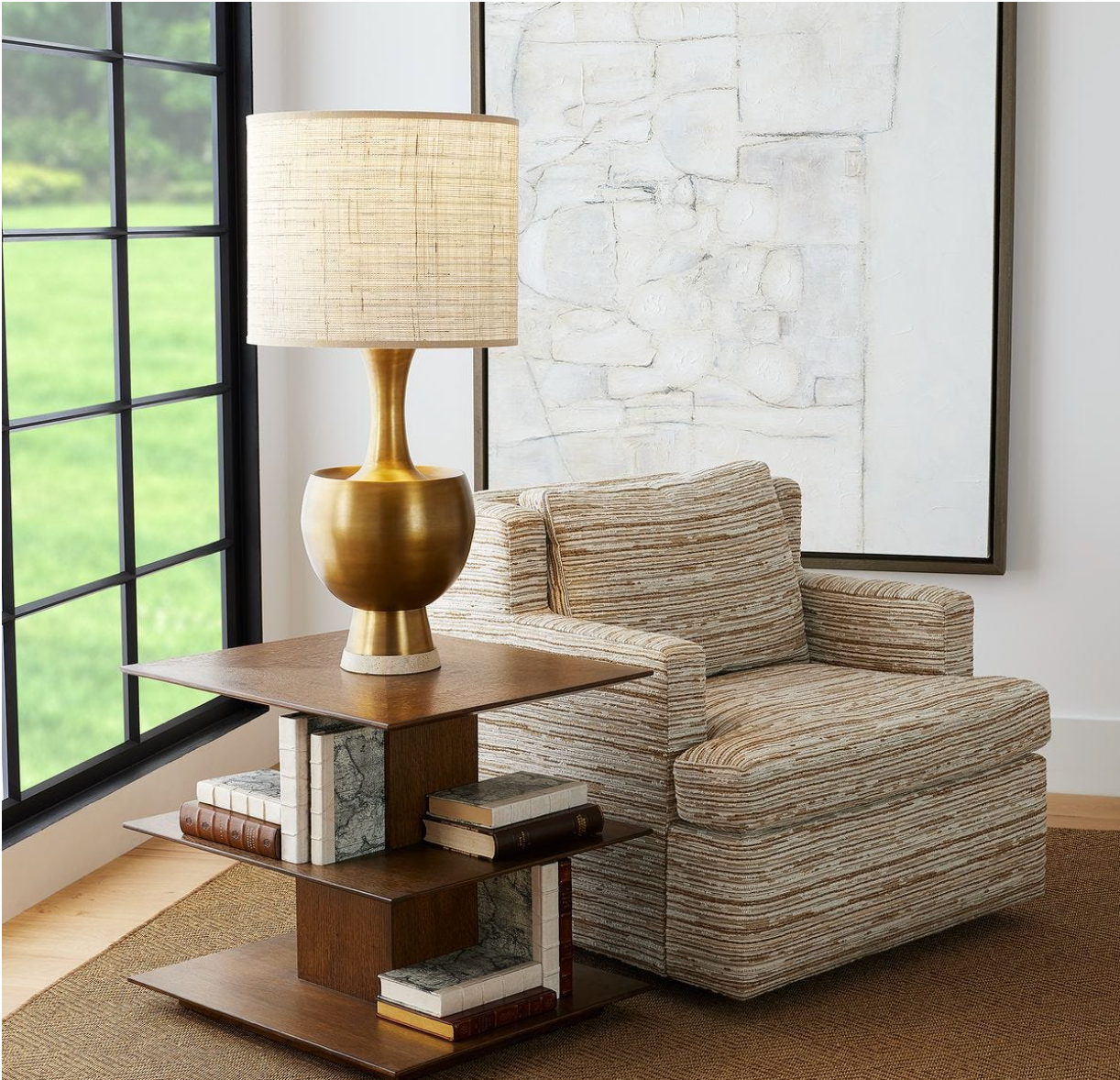 Brass Vessel Table Lamp