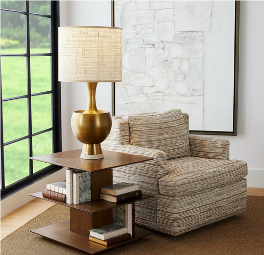 Brass Vessel Table Lamp