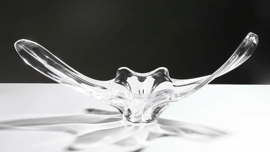 European Art Glass "Splash" Bowl 27x11x10"h